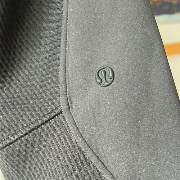 lululemon athletica mixed fabric half zip pullover large black - Picture 9 of 15